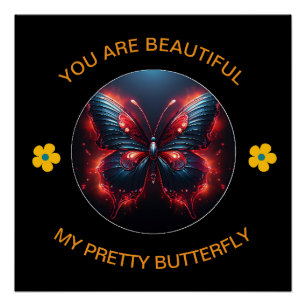 Butterfly Romantic Poster