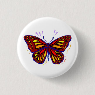 Butterfly - Round Button