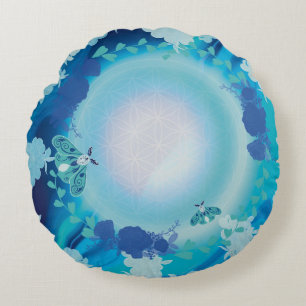 butterfly round cushion