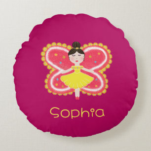 Butterfly  round cushion