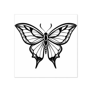 Butterfly Rubber Stamp