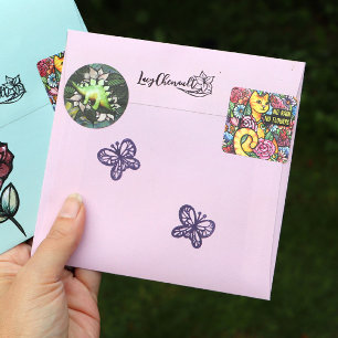 Butterfly Rubber Stamp