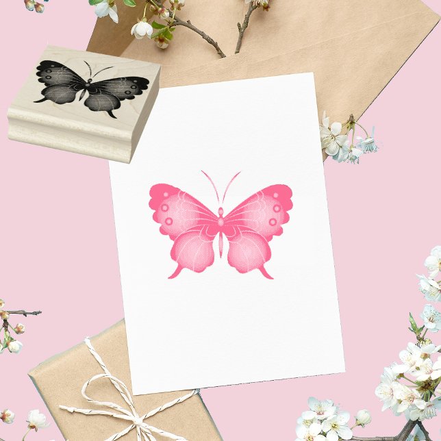 Butterfly Rubber Stamp (Creator Uploaded)