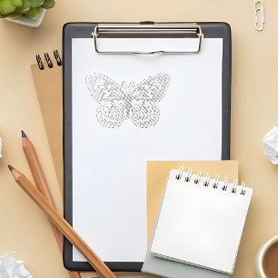Butterfly Rubber Stamp