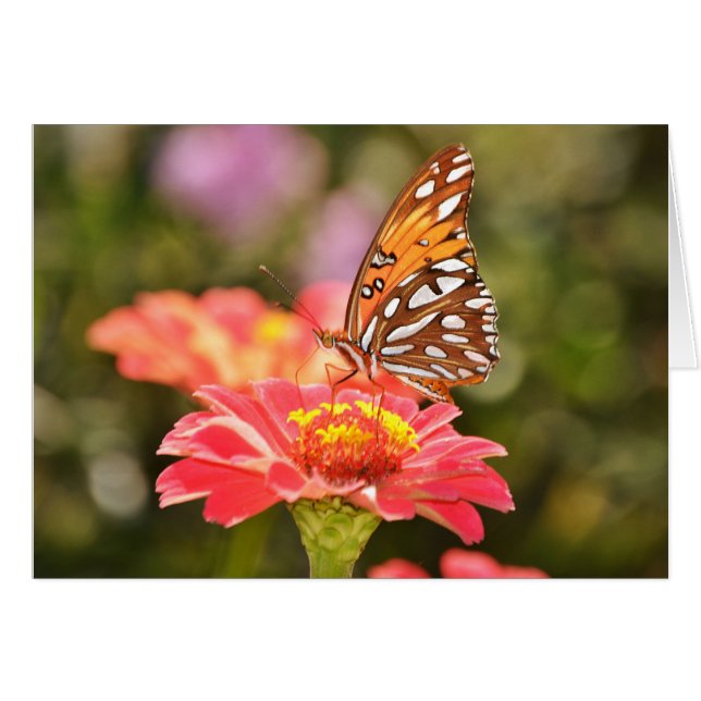 Butterfly Scripture Note Card Psalm 92:5 (Front Horizontal)