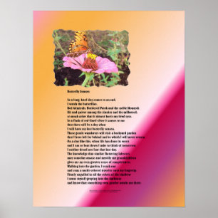 Butterfly Season - Desert Poster