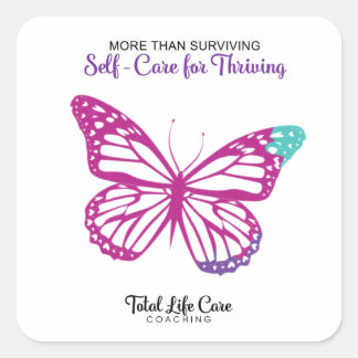 Butterfly Self-Care Sticker