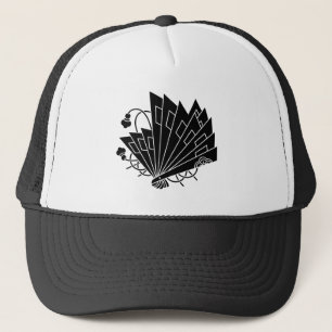 Butterfly-shaped fans (Hi-ohgi cho) Trucker Hat