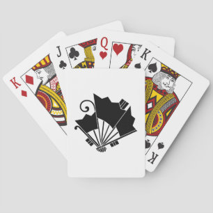 Butterfly-shaped fans (Ohgi cho) Playing Cards