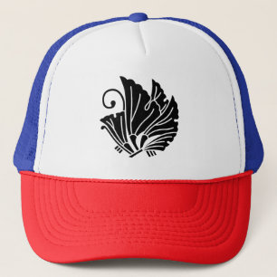 Butterfly-shaped ginkgo leaves trucker hat