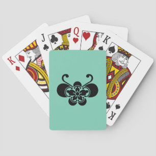 Butterfly-shaped goka bicycle playing cards