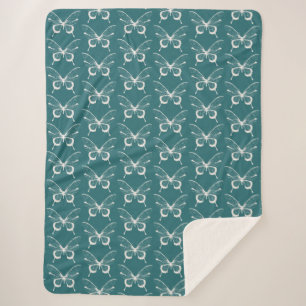 Butterfly Sherpa Blanket
