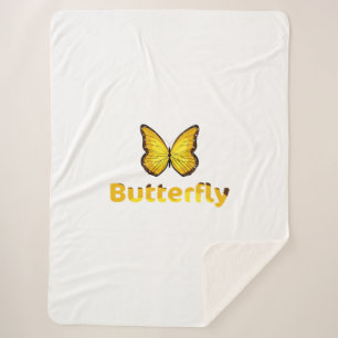 Butterfly Sherpa Blanket