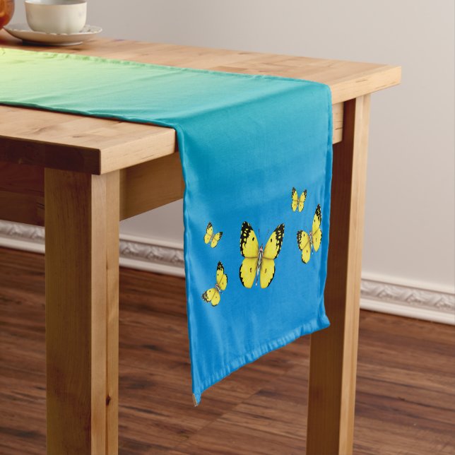 Butterfly Short Table Runner (In Situ)