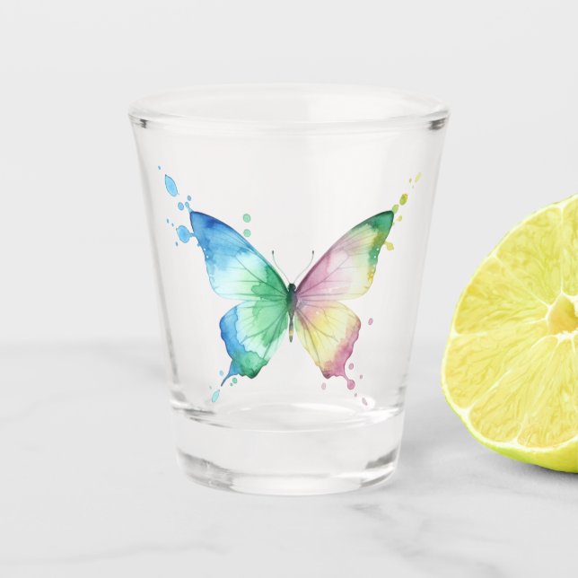Butterfly Shot Glass (Front)