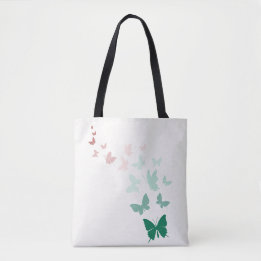 Butterfly Shoulder Tote Bag