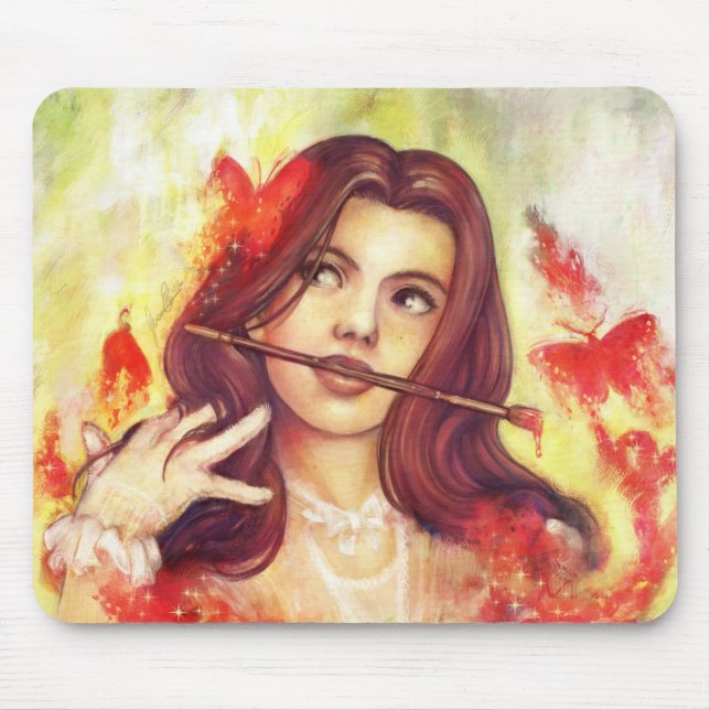 "Butterfly Shout" Mousepad (Front)