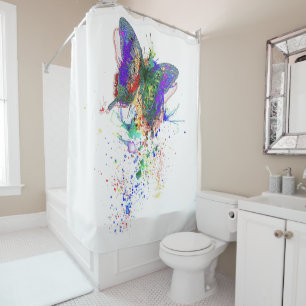 Butterfly Shower Curtain