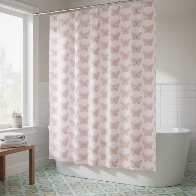 Butterfly Shower Curtain (Creator Uploaded)