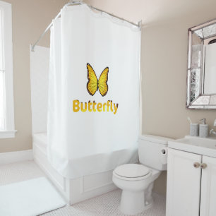 Butterfly Shower Curtain