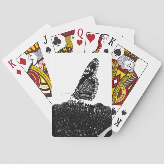 butterfly shy blacq playing cards (Back)