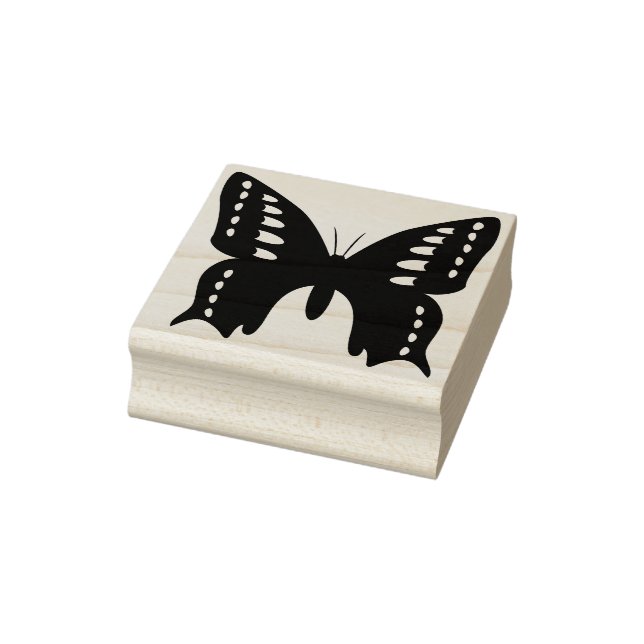 butterfly silhouette art stamp (Stamp)