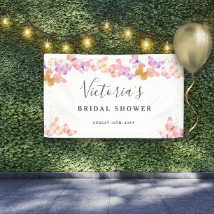 Butterfly Skies Elegant Butterflies Bridal Shower Banner