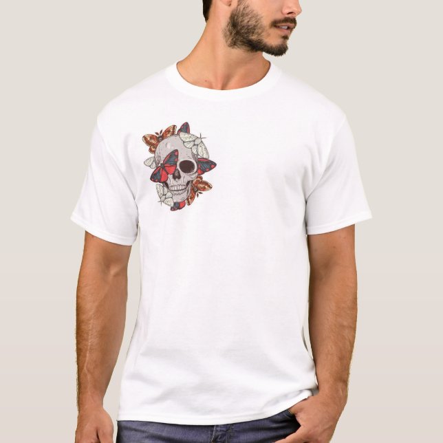 Butterfly skull shirt (Front)