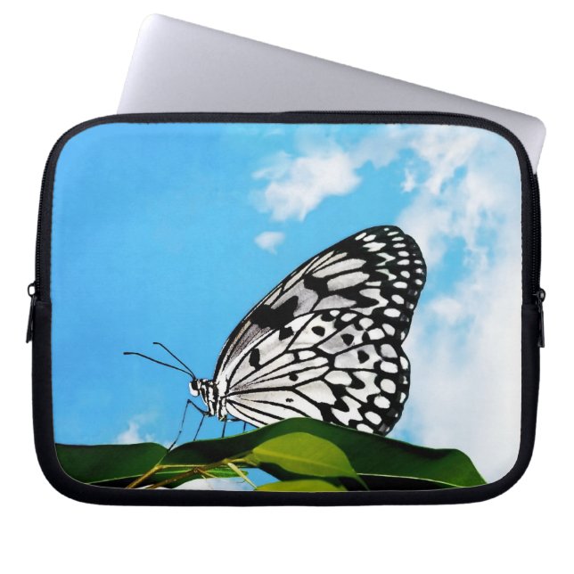 Butterfly & Sky Laptop Sleeve (Front)