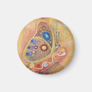 Butterfly Small, 1¼ Inch Round Magnet