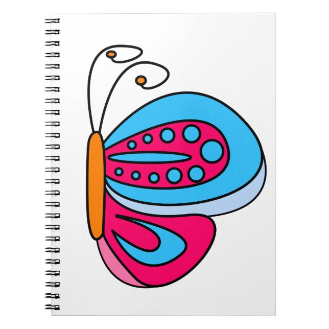 Butterfly Spiral Notebook (Front)