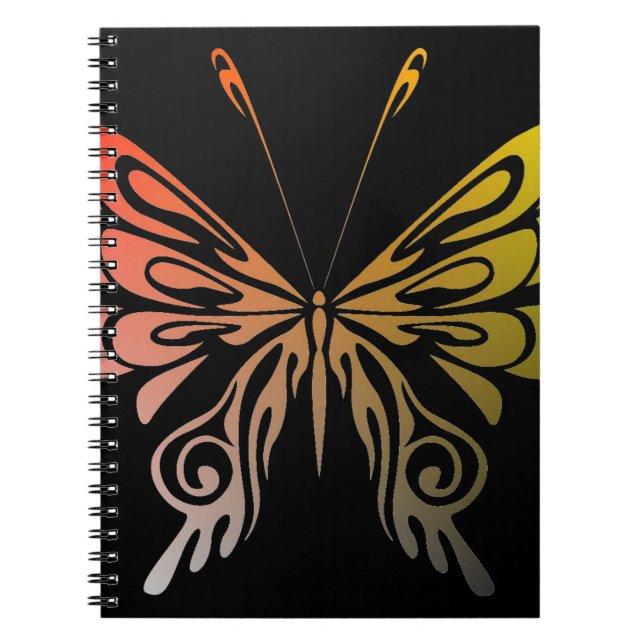Butterfly Spiral Notebook (Front)