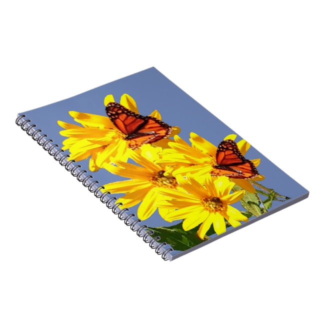 butterfly spiral notebook (Right Side)
