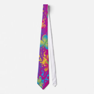 Butterfly Splash Tie