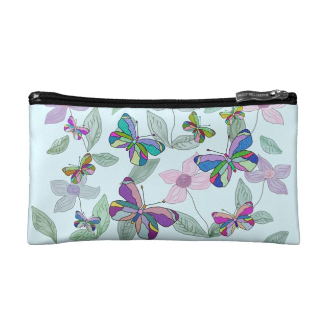 Butterfly Spring Cosmetic Bag (Front)