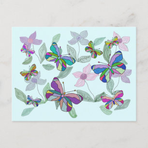 Butterfly Spring Postcard