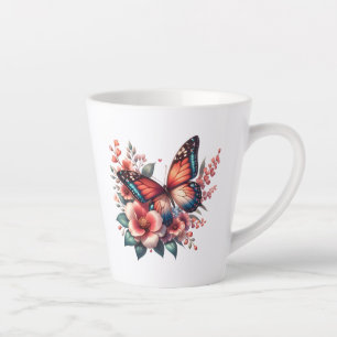 Butterfly Spring Sublimation Clipart-96284 Latte Mug