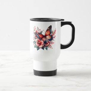 Butterfly Spring Sublimation Clipart-96284 Travel Mug