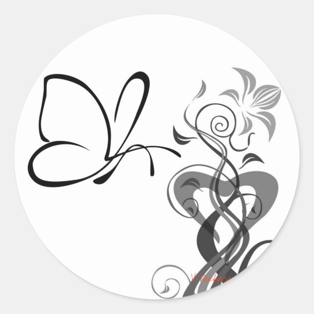 Butterfly stickers (Front)