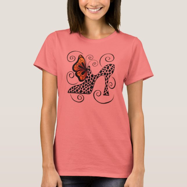 Butterfly Stiletto T-Shirt (Front)