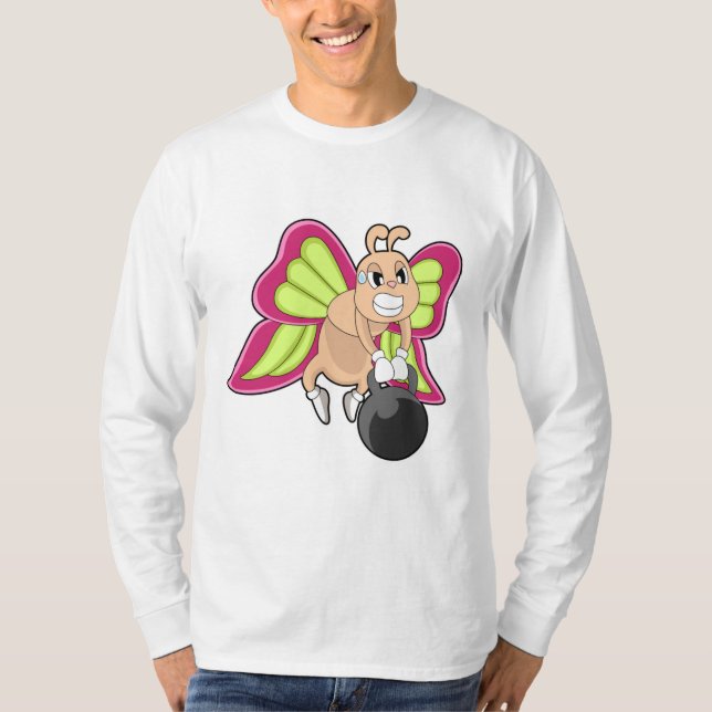 Butterfly Strength training Dumbbell T-Shirt (Front)