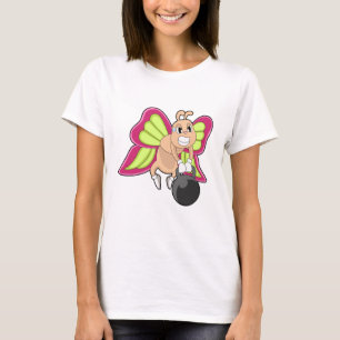 Butterfly Strength training Dumbbell T-Shirt