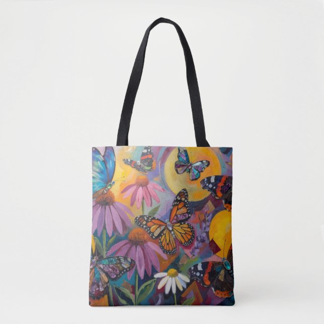 Butterfly Style Tote Bag (Front)