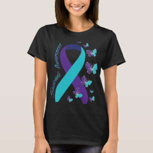 Butterfly Suicide Awareness Mental Health T-Shirt