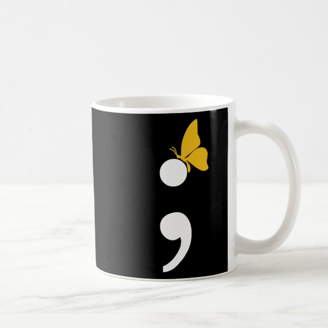 Butterfly Suicide Depression Prevention  Coffee Mug (Right)