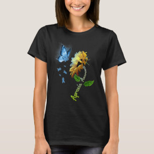 Butterfly Sunflower Apraxia Awareness T-Shirt