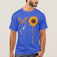 Butterfly Sunflower Brain Cancer Awareness Chemo W