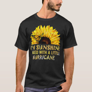 Butterfly Sunflower Sunshine Mied With A Little Hu T-Shirt