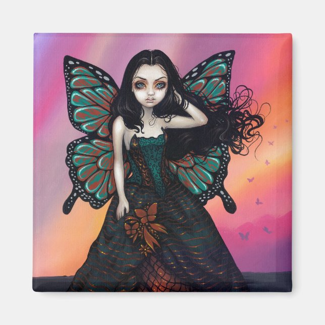 "Butterfly Sunset" Magnet (Front)