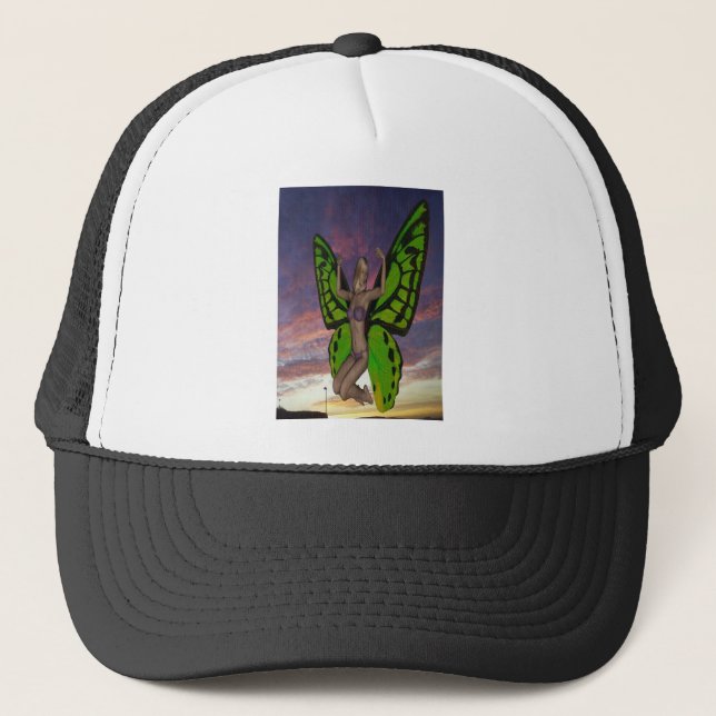 Butterfly Sunset Trucker Hat (Front)
